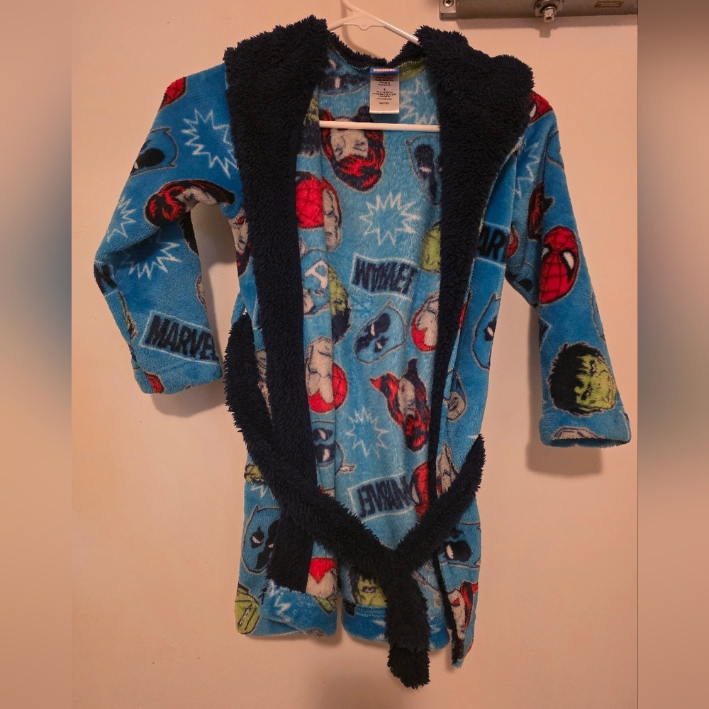 Marvel Avengers Superhero Hooded Kids' Pajama Robe